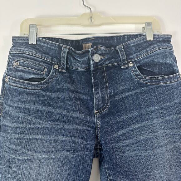 Kut From The Kloth Women Jeans Capri Stretch Cropped Size 10 Style# KF035MB3 - Picture 4 of 11